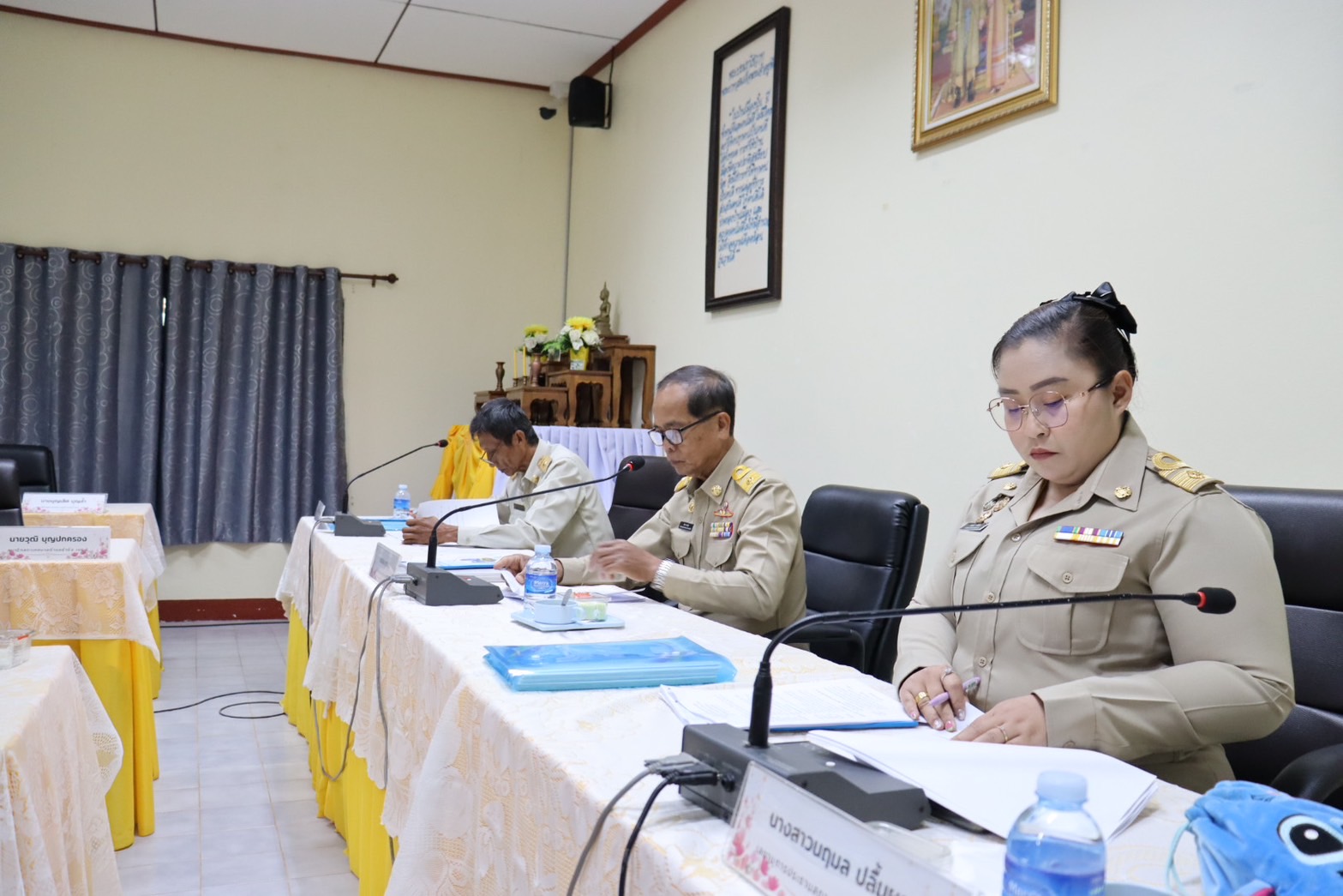 การประชุมสภาเทศบาลตำบลชำฆ้อ สมัยสามัญ สมัยที่ ๑ ครั้งที่ ๑/๒๕๖๘ ประจำปี ๒๕๖๘